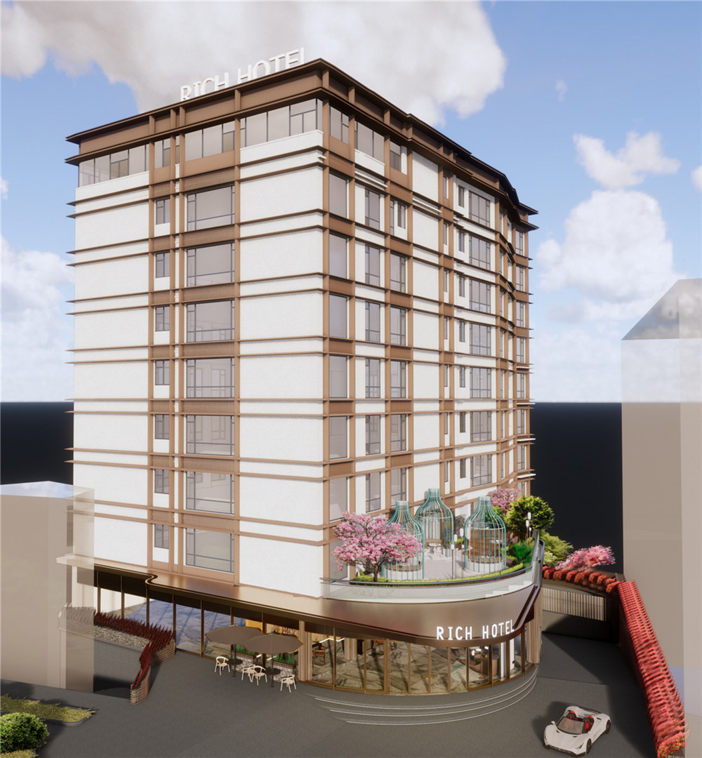 RICH HOTEL精品酒店外觀裝修設(shè)計方案 RICH HOTEL精品酒店外觀裝修設(shè)計方案